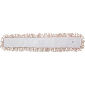 Boardwalk® Industrial Dust Mop Head Hygrade Cotton 48"" x 5"" White