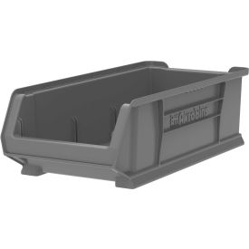 Akro-Mils® Super-Size AkroBin® Plastic Stacking Bin 11""W x 23-7/8""L x 7""H Gray