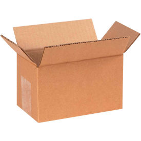 Global Industrial™ Cardboard Corrugated Boxes 7""L x 4""W x 4""H Kraft