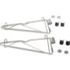 Nexel® Chrome Adjustable Single Shelf Post Bracket 14""D