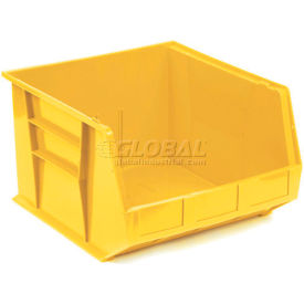 Global Industrial™ Plastic Stack & Hang Bin 16-1/2""W x 18""L x 11""H Yellow