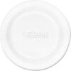 Dart® 10PWCR Foam Plate White 10-1/4"" Dia. 500/Carton