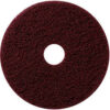 Global Industrial™ 22"" Stripping Pad Burgundy 5 Per Case