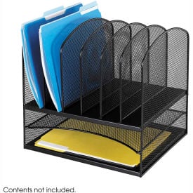 Onyx™ 2 Horizontal/6 Upright Sections Desktop Organizer