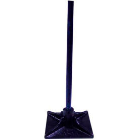 10"" X 10"" Dirt Tamper Bolted Steel Handle