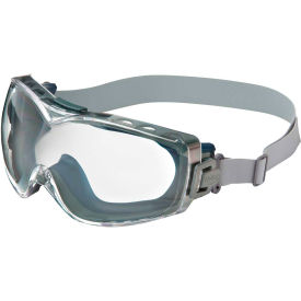Uvex® Stealth Hydroshield Safety OTG Navy Frame Clear Lens Scratch-Resistant Hard Coat