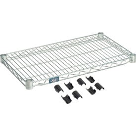 Nexel® S1424Z Poly-Z-Brite® Wire Shelf 24""W x 14""D