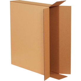 Global Industrial™ Side Loading Cardboard Corrugated Boxes 28""L x 5""W x 24""H Kraft