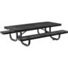 Global Industrial™ 6' Rectangular Kids Picnic Table Expanded Metal Black
