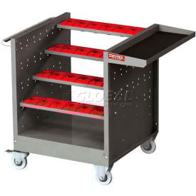 Shuter CNC Taper 40 Tool Cart 28 Tool Holders NTW-4B-40T 39-1/2""L x 25-1/2""W x 32-1/2""H