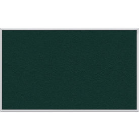Ghent 72""W x 48""H Vinyl Bulletin Board - Aluminum Frame - Ebony