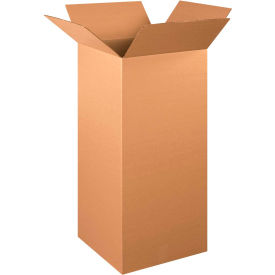 Global Industrial™ Tall Cardboard Corrugated Boxes 16""L x 16""W x 36""H Kraft