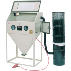 ALC 40403L Top & Side Open Blast Cabinet W/ Dust Collector Steel
