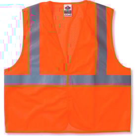 Ergodyne® GloWear® 8210HL Class 2 Economy Vest Orange 4XL/5XL