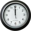 Allpoints 1511054 Clock Wall 12"" Atomix