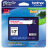 Brother® P-Touch® TZe Labeling Tape 1/2""W Red on White