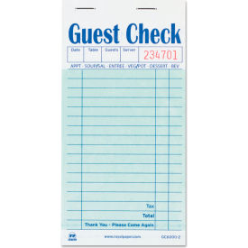 AmerCareRoyal® Guest Check Book Two-Part Carbon Pack of 50