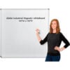 Global Industrial™ Magnetic Whiteboard - 48""W x 48""H - Steel Surface