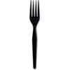 Boardwalk® Heavyweight Wrapped Polystyrene Cutlery Fork Black 1000/case
