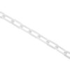 Global Industrial™ Plastic Chain Barrier 1-1/2""x50'L White