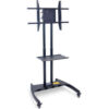 Luxor Adjustable Height Rotating LCD TV Stand For 40""-60"" TVs Black