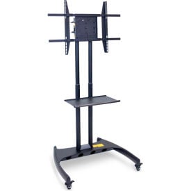 Luxor Adjustable Height Rotating LCD TV Stand For 40""-60"" TVs Black