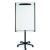 MasterVision Magnetic Porcelain Dry-Erase Mobile Presentation Easel Black & Silver 29.5"" X 42""