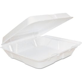 Dart® Foam Container 8""Lx 8""W x 2-1/4""H White Pack of 200