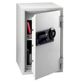 SentrySafe Commercial Combination Fire Safe® S6370 - 20-1/2"" x 22"" x 34-1/2"" 3 Cu. Ft. Lt Gray