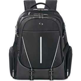 SOLO® Active Laptop Backpack 17.3"" 12 1/2 x 6 x 18 3/4 Black