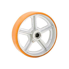 Global Industrial™ 4"" x 1-1/2"" Polyurethane Wheel - Axle Size 3/4""