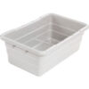 Global Industrial™ Plastic Cross Stack Nest Tote Tub 25-1/8""L x 16""W x 8-1/2""H White