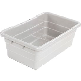 Global Industrial™ Plastic Cross Stack Nest Tote Tub 25-1/8""L x 16""W x 8-1/2""H White