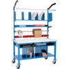 Global Industrial™ Complete Mobile Packing Workbench W/Power Laminate Safety Edge 60""W x 36""D