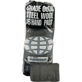 Global Material Technologies #0000 Super Fine Steel Wool Pad 192 Pads - 117000