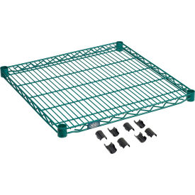 Nexel® S2424G Poly-Green® Epoxy Wire Shelf 24""W x 24""D