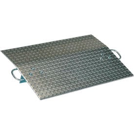 Aluminum Hand Truck Dock Plate A-3636 - 36""W x 36""L - 500 Lb. Cap.