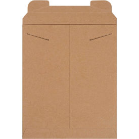 Stayflats® Tab Lock Mailers 11""W x 13-1/2""L Kraft 100/Pack