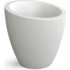 Mayne® Modesto 20"" Round Planter White