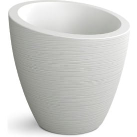 Mayne® Modesto 20"" Round Planter White