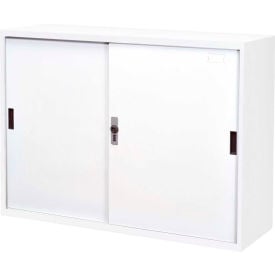 Shuter Metal Door Storage Cabinet w/ Digital Lock 34-5/8""W x 15-3/4""D x 34-5/8""H Assembled White