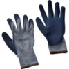 Global Industrial Ultra-Grip Foam Latex Coated Gloves Poly/Cotton Knit Black/Gray Large