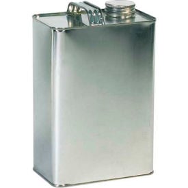Global Industrial™ Metal F Style Cans 1 Gal. Silver 40/Pack