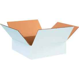 Global Industrial™ Cardboard Corrugated Boxes 12""L x 12""W x 4""H White