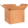 Global Industrial Heavy Duty Multi Depth Cardboard Corrugated Boxes 30""L x 24""W x 24""H Kraft