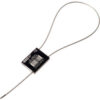 Global Industrial™ Metal Cable Seal 1/16""x12""L Black 50/Pack