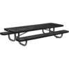 Global Industrial™ 8' Rectangular Kids Picnic Table Expanded Metal Black