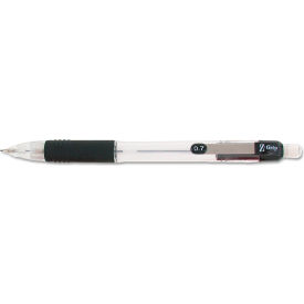 Zebra Z-Grip Mechanical Pencil HB 0.7 mm Clear Barrel 24/Pack