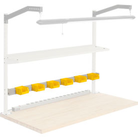 Global Industrial™ 48""W Bin Rail - Tan