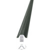 U-Channel Sign Post 7'L 1.12 lbs./ft. Green Post Holes 30"" Down Post